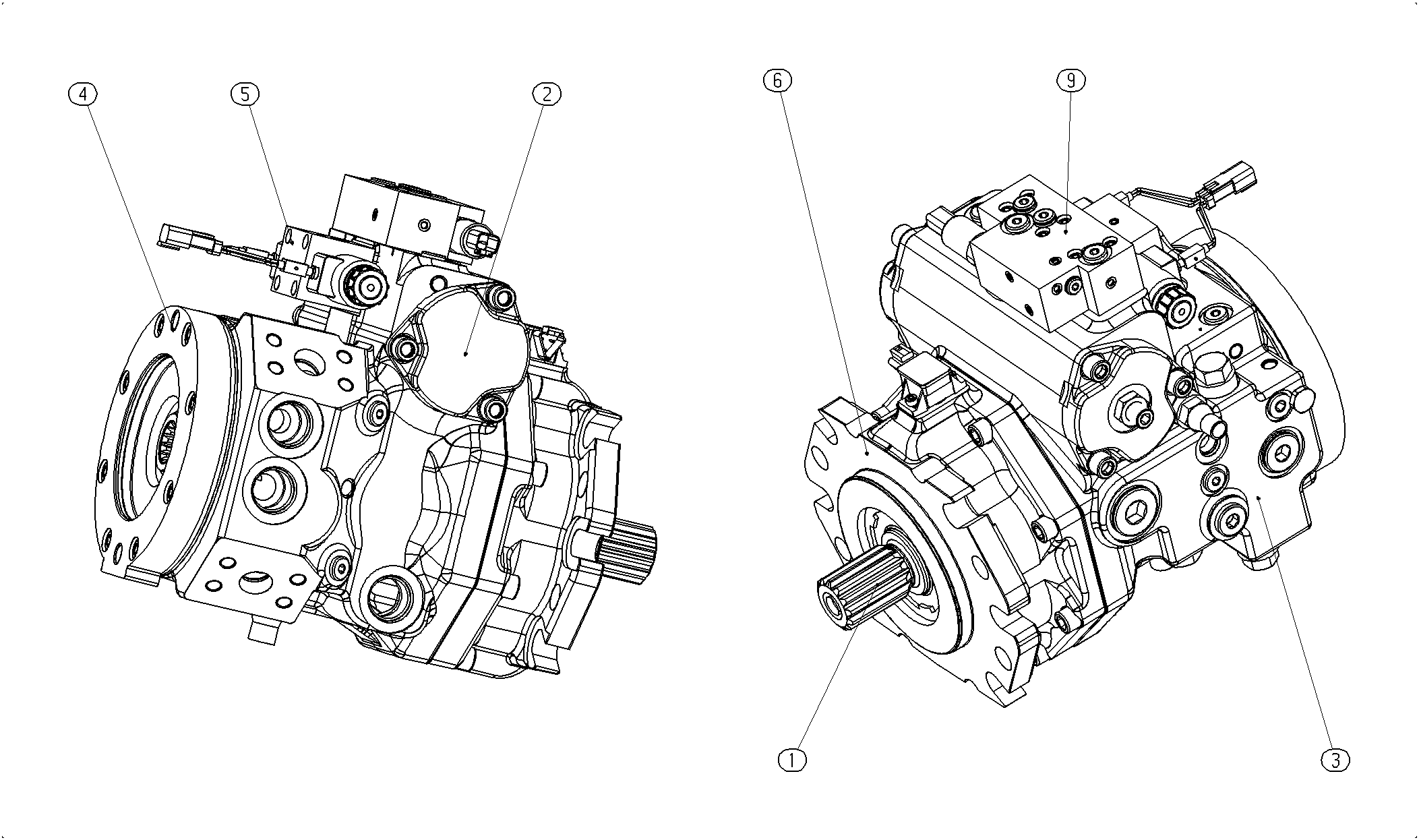 A4VG110EV2DCR00/40JRND6T11FC1S7AD00-Y — Zeichnung