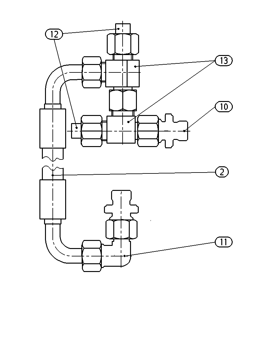 HYDRAULIC LINE — Zeichnung