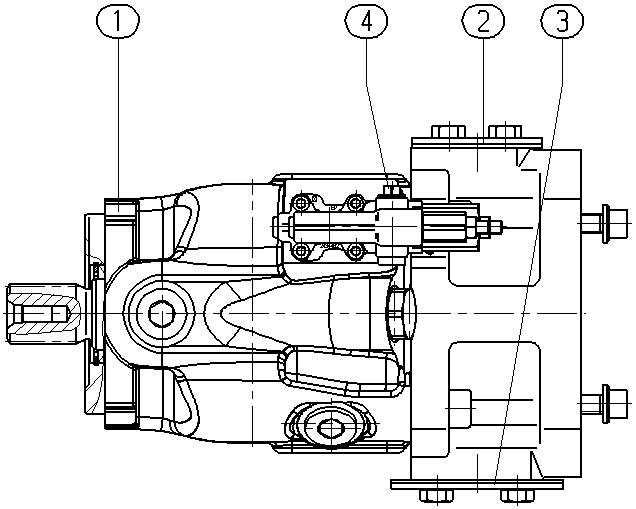 AL A10V O 85 DRS /53R-VSD12K16 -S2365 — Zeichnung