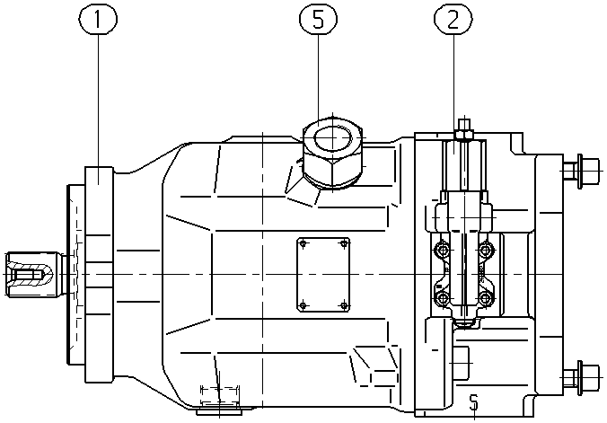 AXIAL-PISTON PUMP — Zeichnung