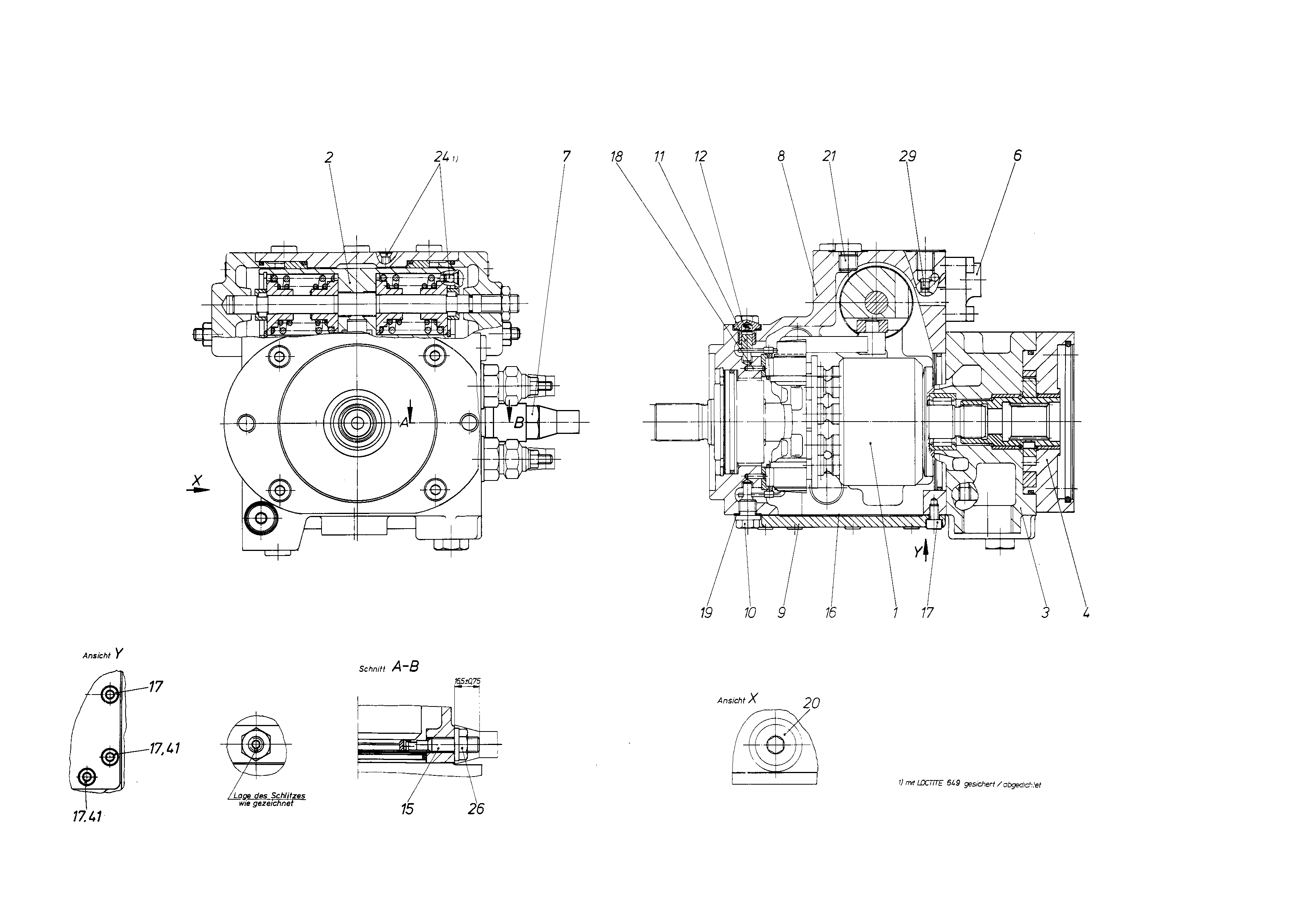 A4VG28NVM2/30R-PZC10F041S — Zeichnung