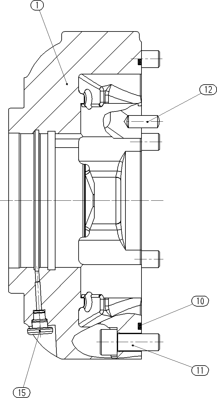 BEARING FLANGE — Zeichnung