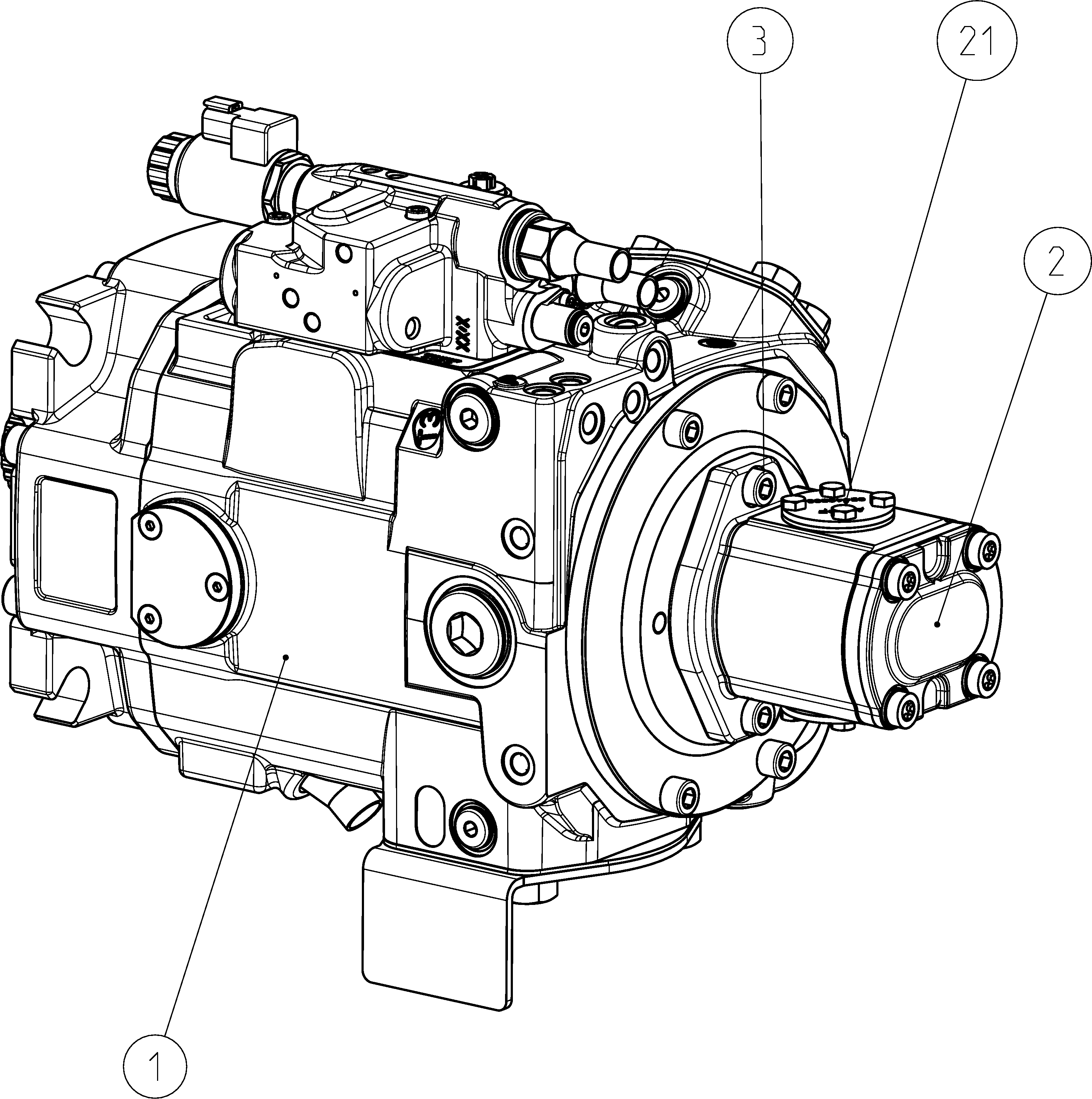 A11VO145L4S0APK/40ML+AZPF-11-019L — Zeichnung