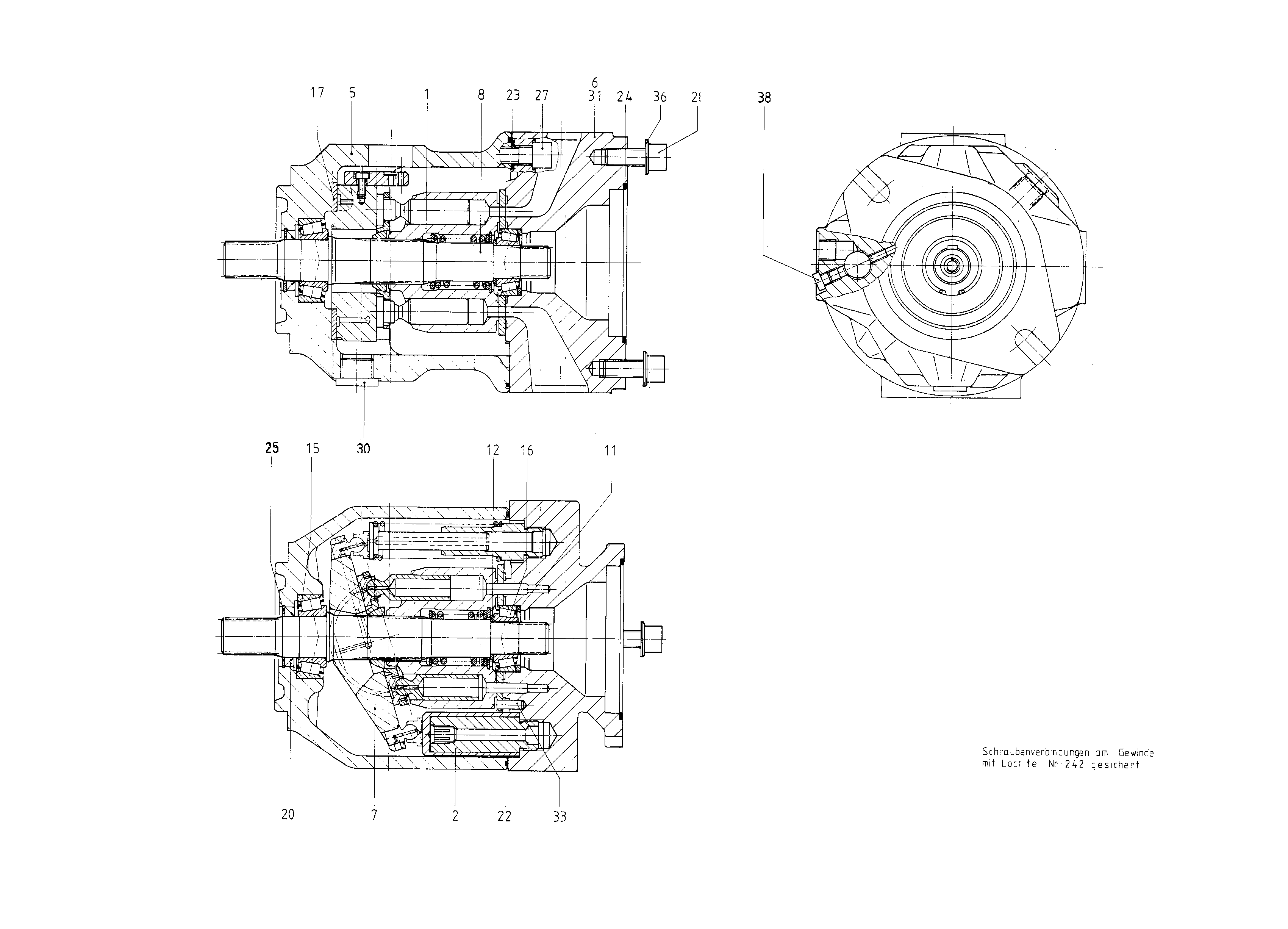 G A10VSO 45 DFE /31R-VRA12K04 LR -SO469 — Zeichnung