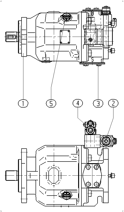 AP A10V O100 DFR1/31L-PSC12K01 -S1959 — Zeichnung