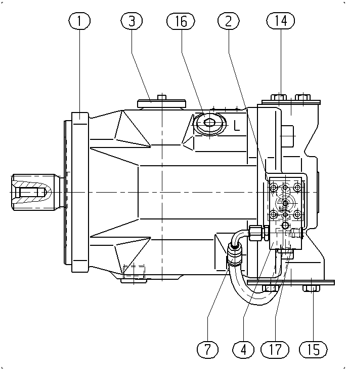 A A10VSO140 DFEH/31R-PSB12N00 -SO479 — Zeichnung
