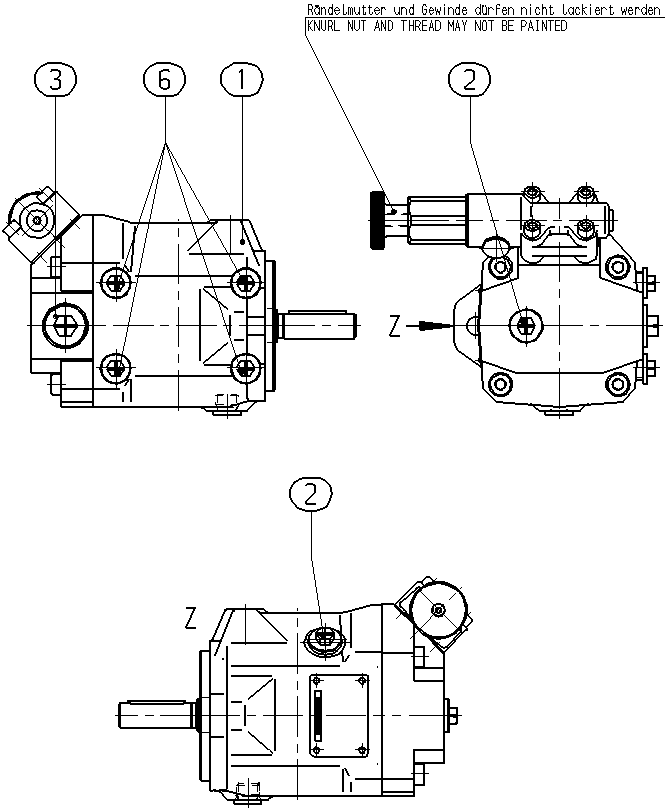 ALA10VSO10DR/52L-VPX46N00-S2913 — Zeichnung