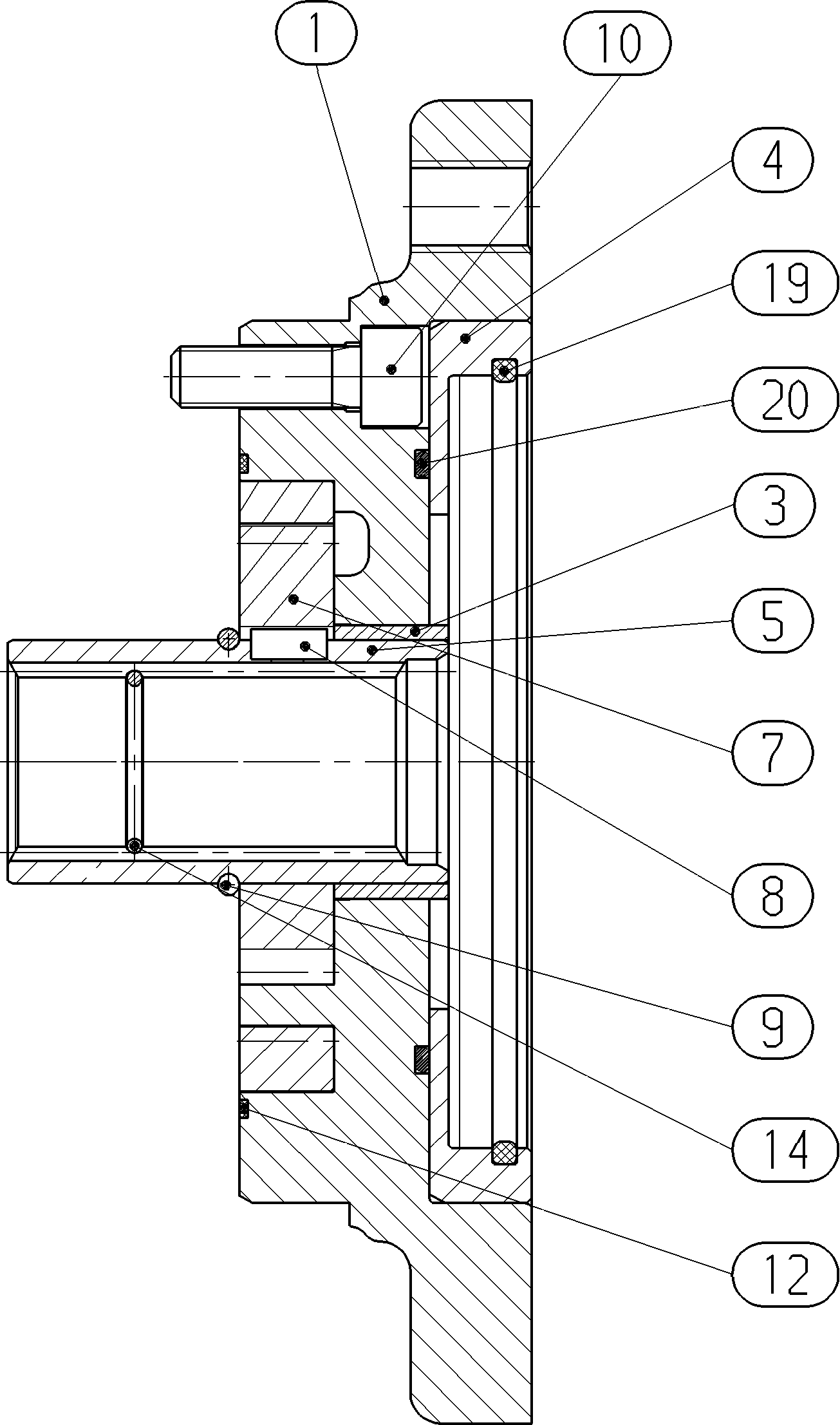 INTERNAL GEAR PUMP — Zeichnung