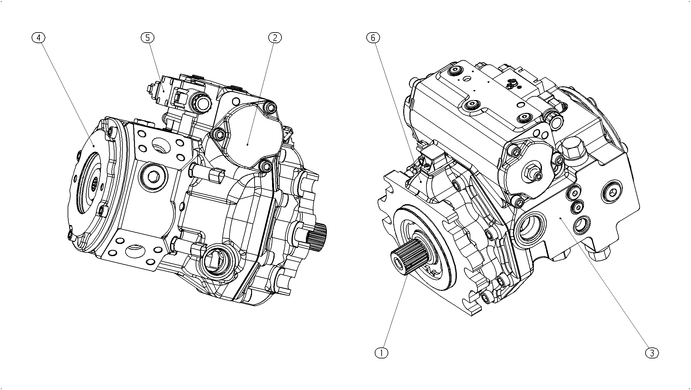 A4VG145EP20PR00/40MLND6A11UB2S4AE40-S — Zeichnung