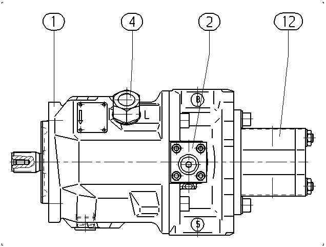 AA10VO100DG/31R-PSC12G10 — Zeichnung