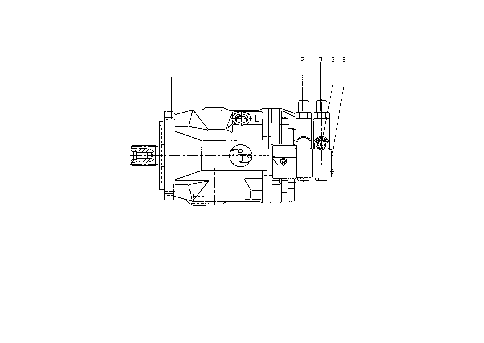 AA10VO140DFR1/31L-PSD61N00 — Zeichnung