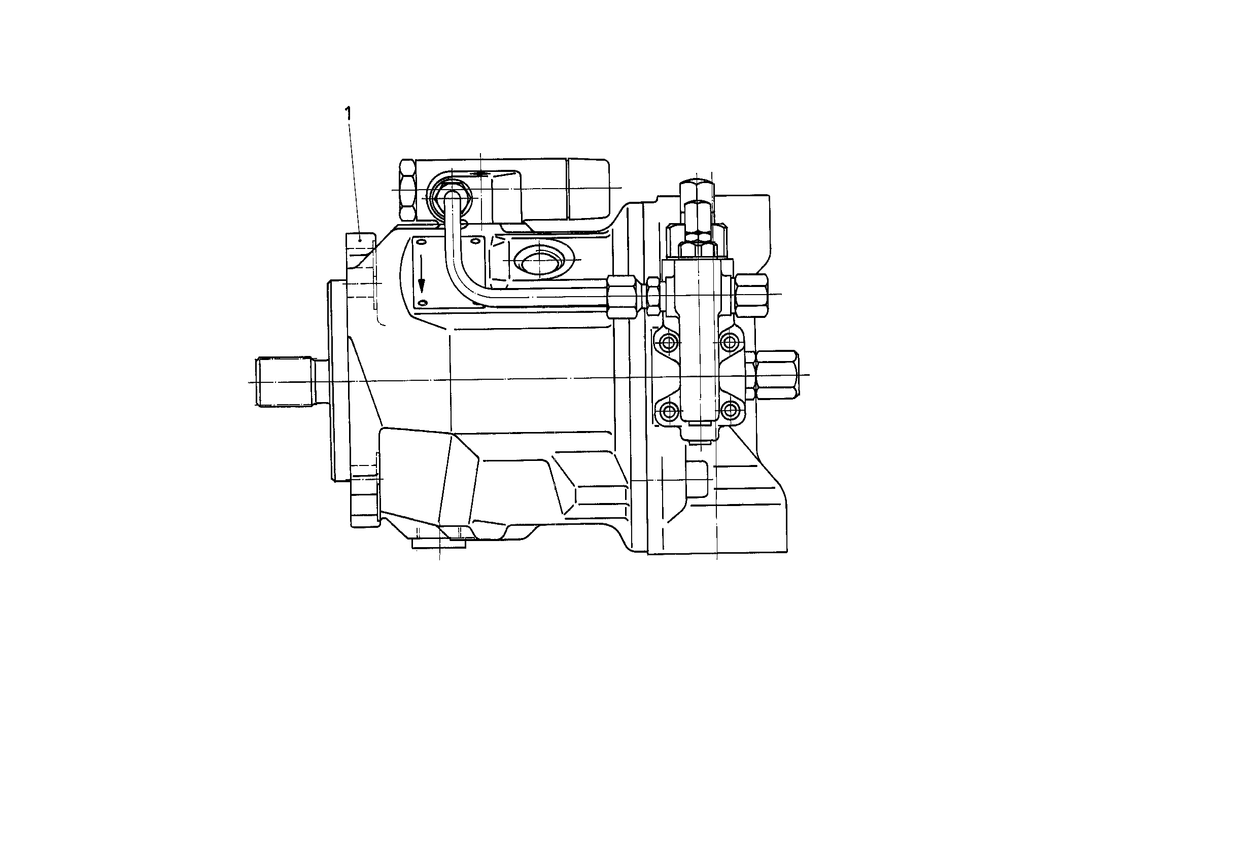 AA10VO45+DFLR/31R-PSC62N00-SO15 — Zeichnung