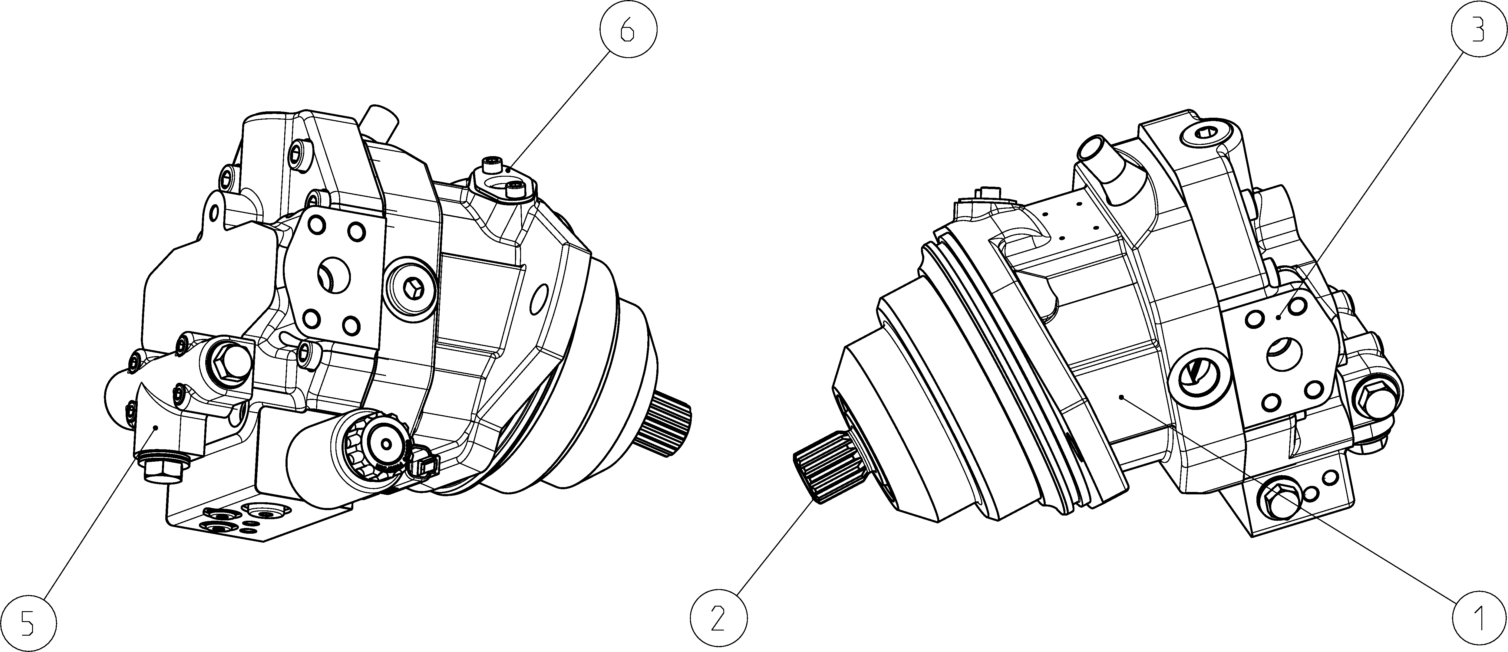 A6VE055EZ700P001B/65NWV0P2Z62EF-0 — Zeichnung