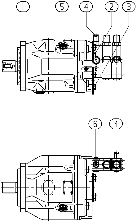 AP A10V O140 DFR1/31L-PSD11N00 -SO527 — Zeichnung