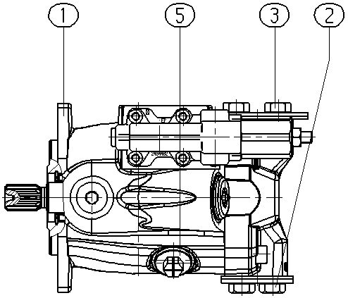 AL A10VNO 28 DR /53L-VSC12N00 — Zeichnung