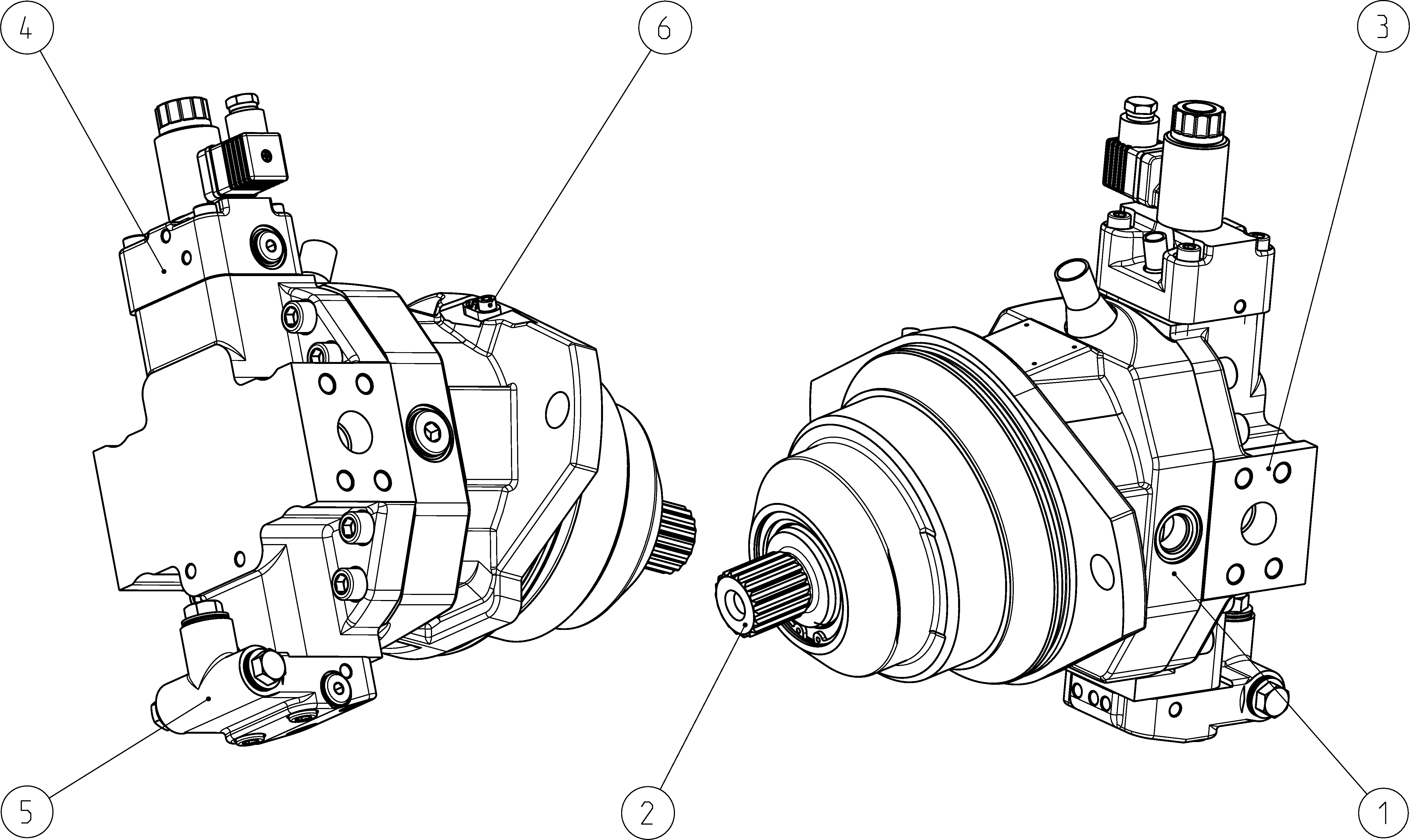 A6VE107EP600H000A/65MWV0S2Z92BU-S — Zeichnung