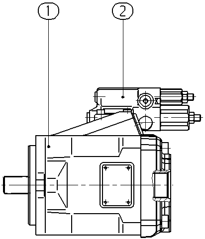 AA10VNO28DRS/52R-VTC40N00-S2342 — Zeichnung