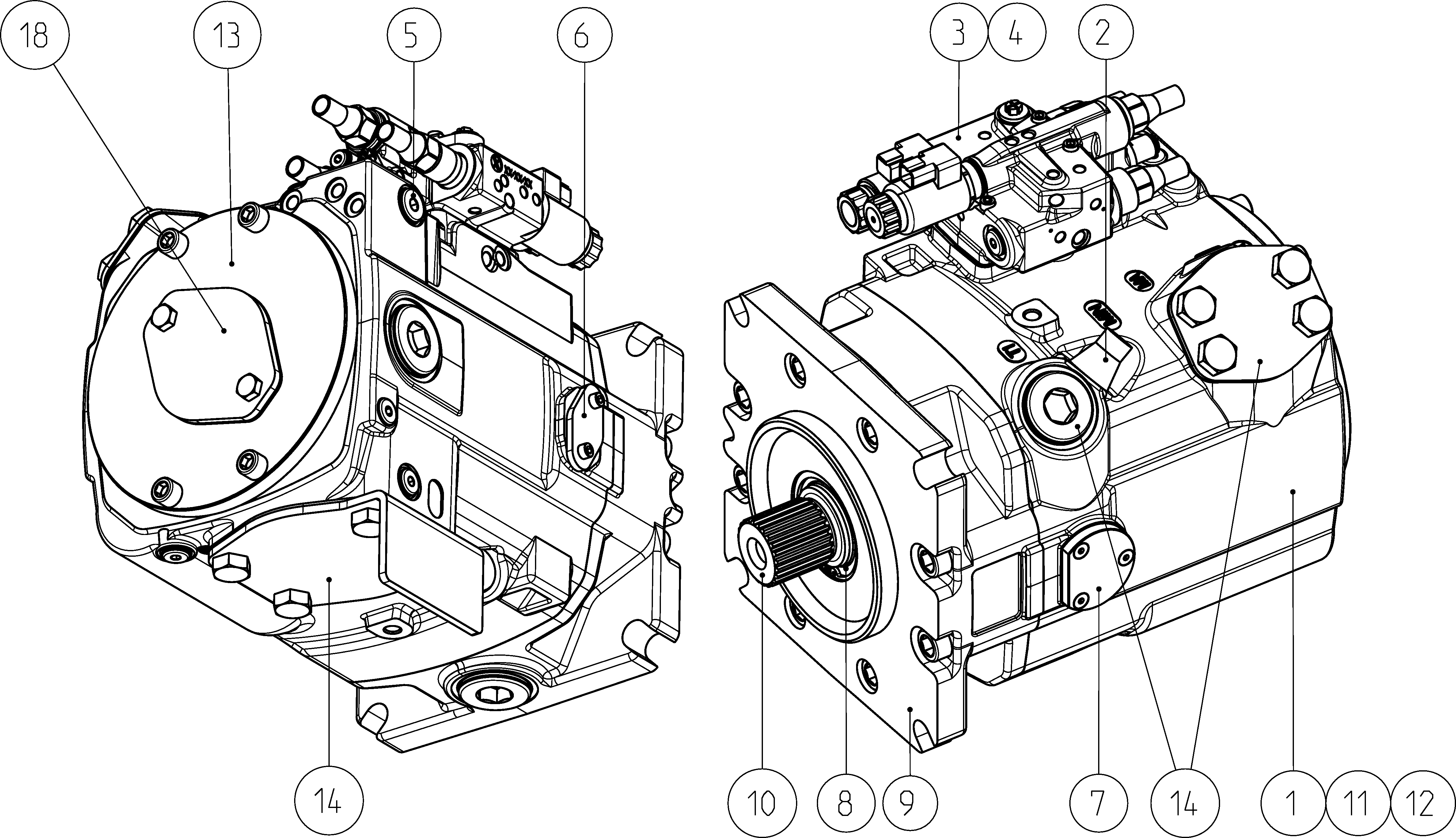 LA11VO210L4S4AP0/40MRVE4A21EA7S30-SE — Zeichnung