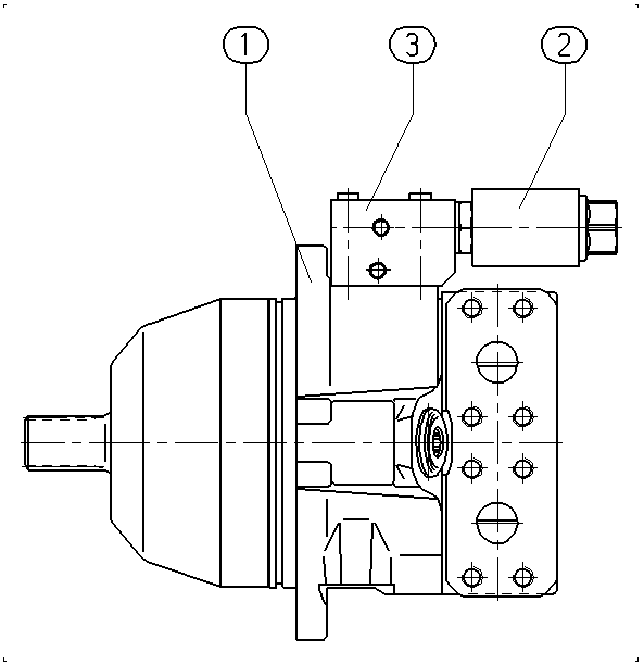 A A10V E 45 EZ7 /52W1-VRF60N000 -S2620 — Zeichnung