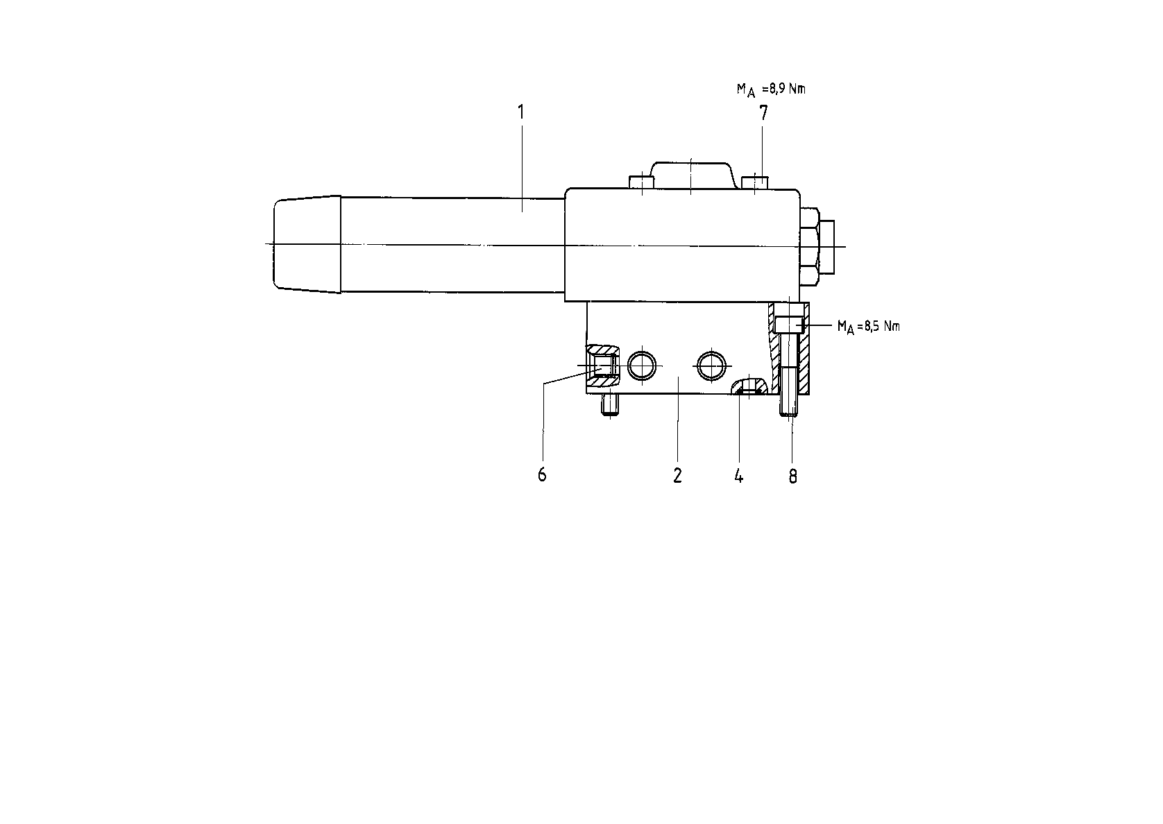 VALVE BLOCK — Zeichnung