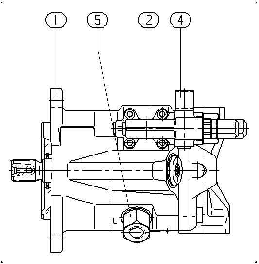 AL A10V O 28 DFR /52R-VSC12N00 -SO724 — Zeichnung