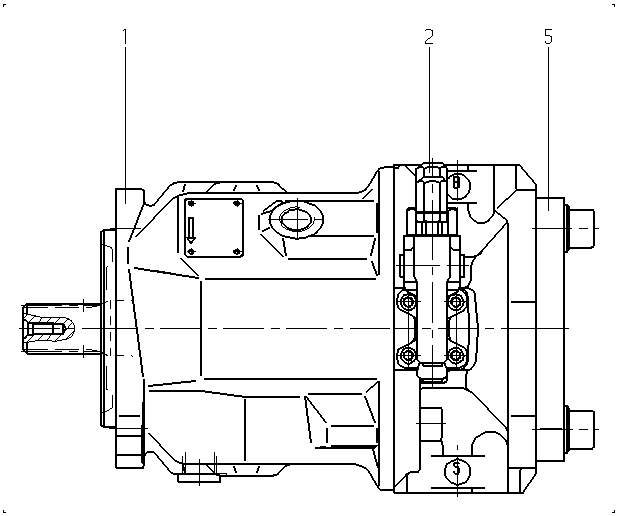 A A10VSO 71 DR /31R-PRA12KB5 -SO512 — Zeichnung