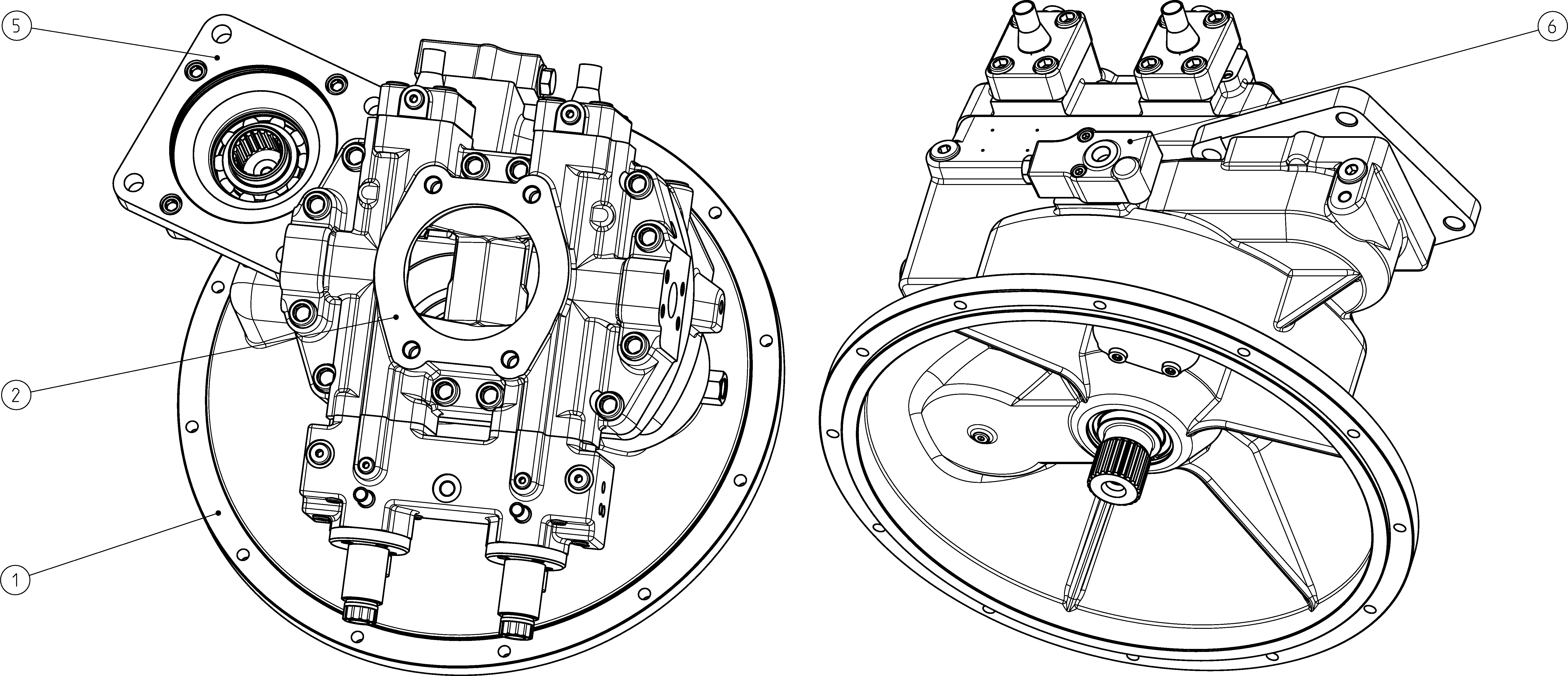 PT-A8VO225EP0/72R-N1G1A25F02A-S — Zeichnung