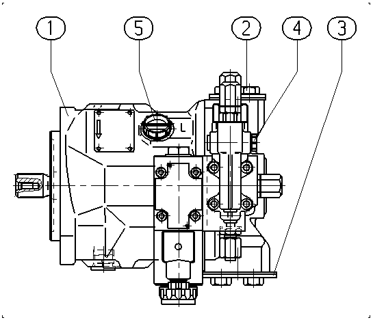AL A10V O 28 DFR /31R-PSC62N00 -S1270 — Zeichnung