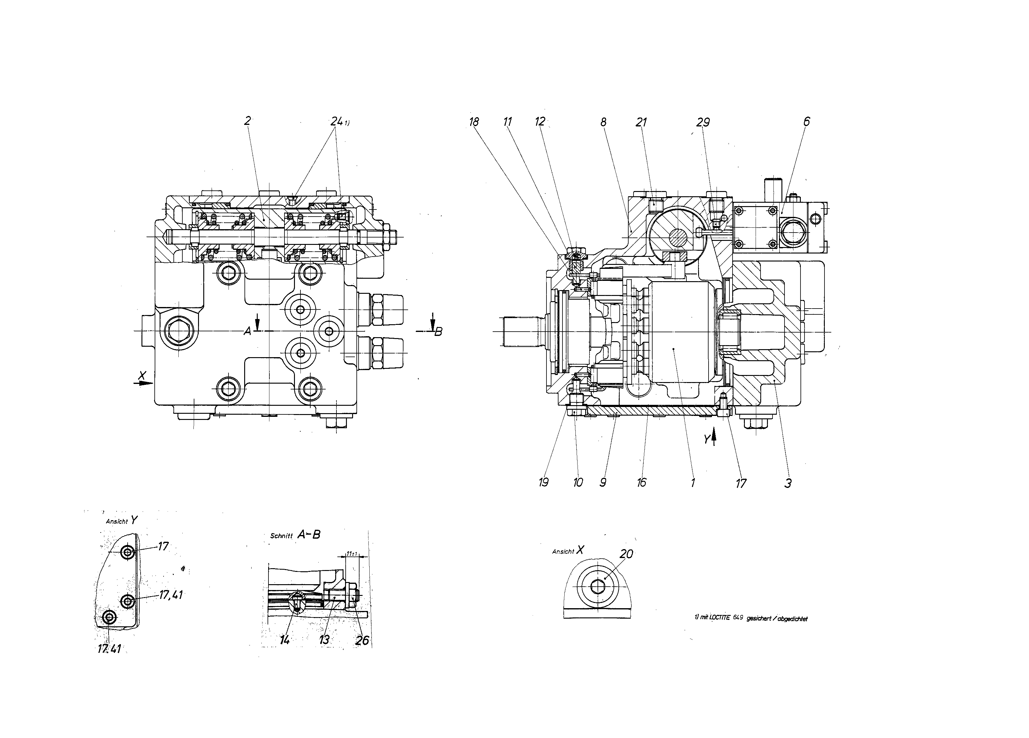 A4VG28HW1/30R-PZC10N001E-S — Zeichnung