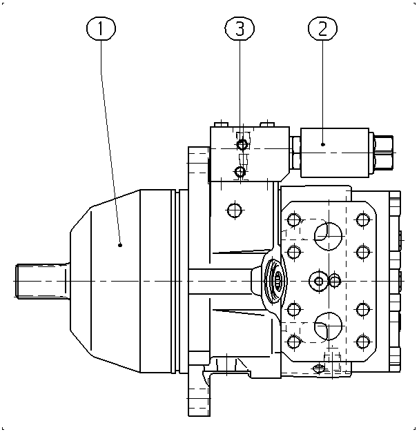 A A10V E 45 EZ2 /52W1-VRF68B020 -SO849 — Zeichnung