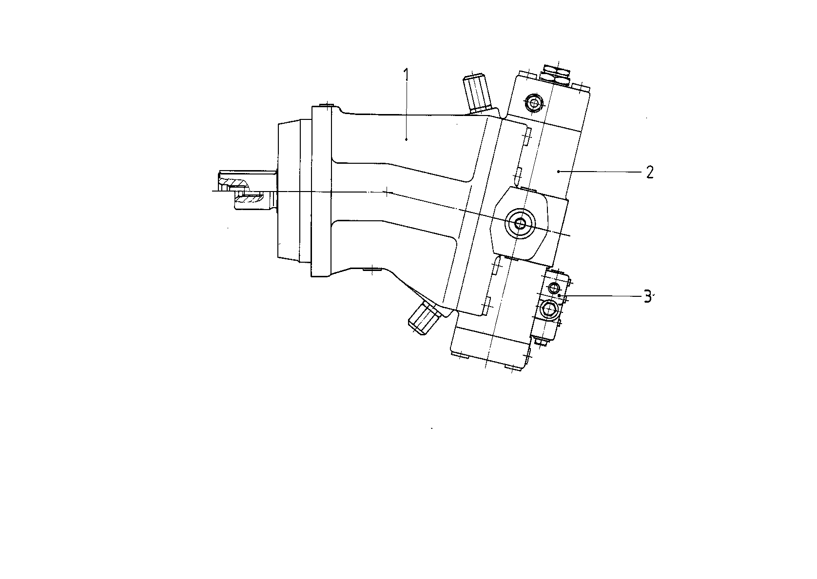 AXIAL-PISTON MOTOR — Zeichnung