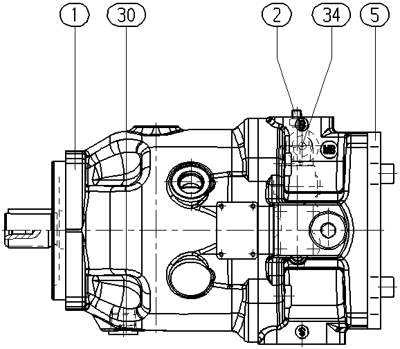 A A10VSO 71 DR /32L-VKD82U99 E — Zeichnung