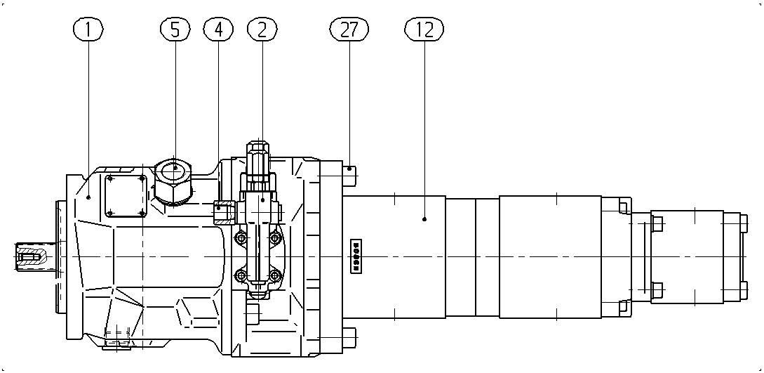 AA10VO45DRG/31R-PRC12H00 — Zeichnung