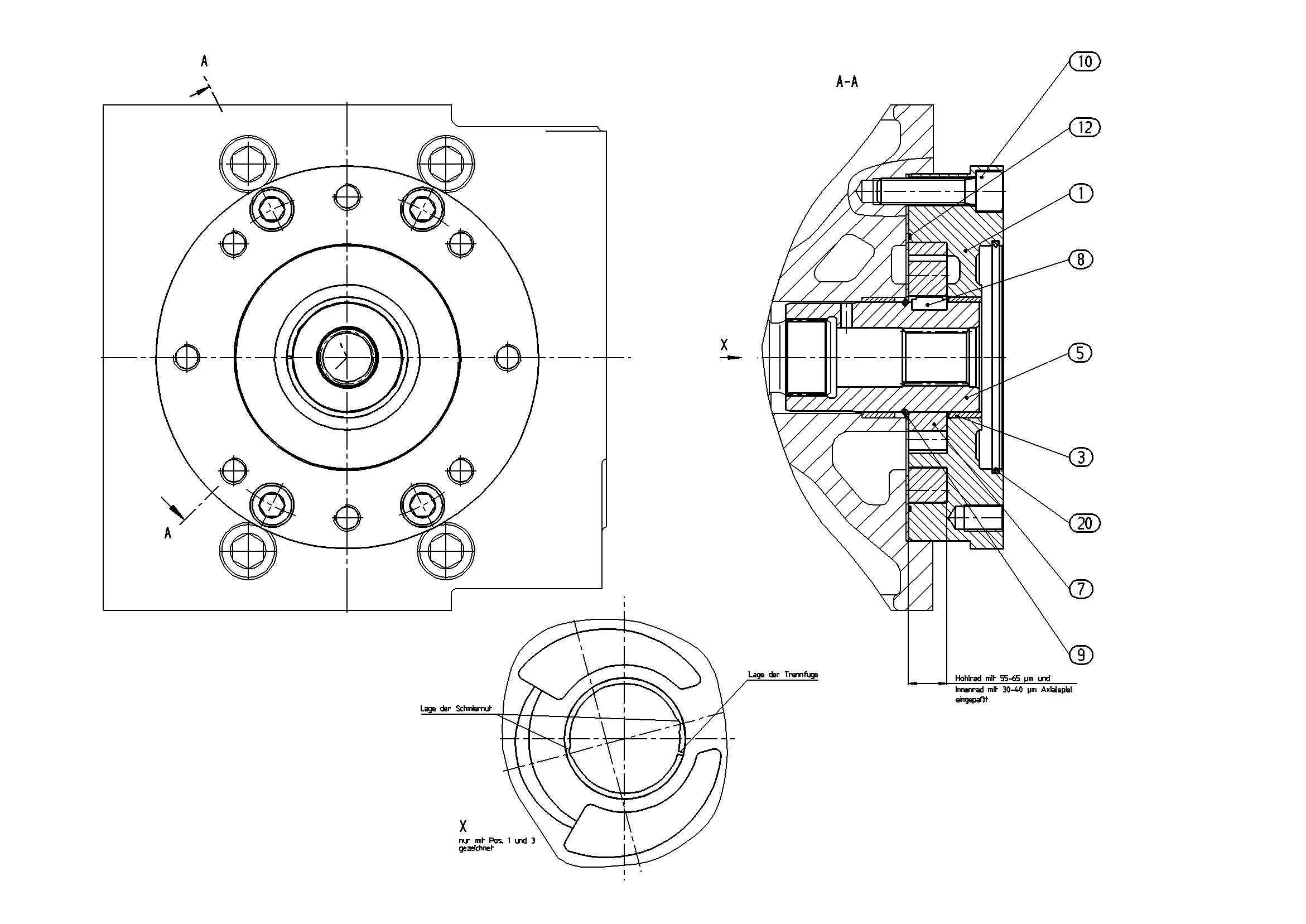 INTERNAL GEAR PUMP — Zeichnung