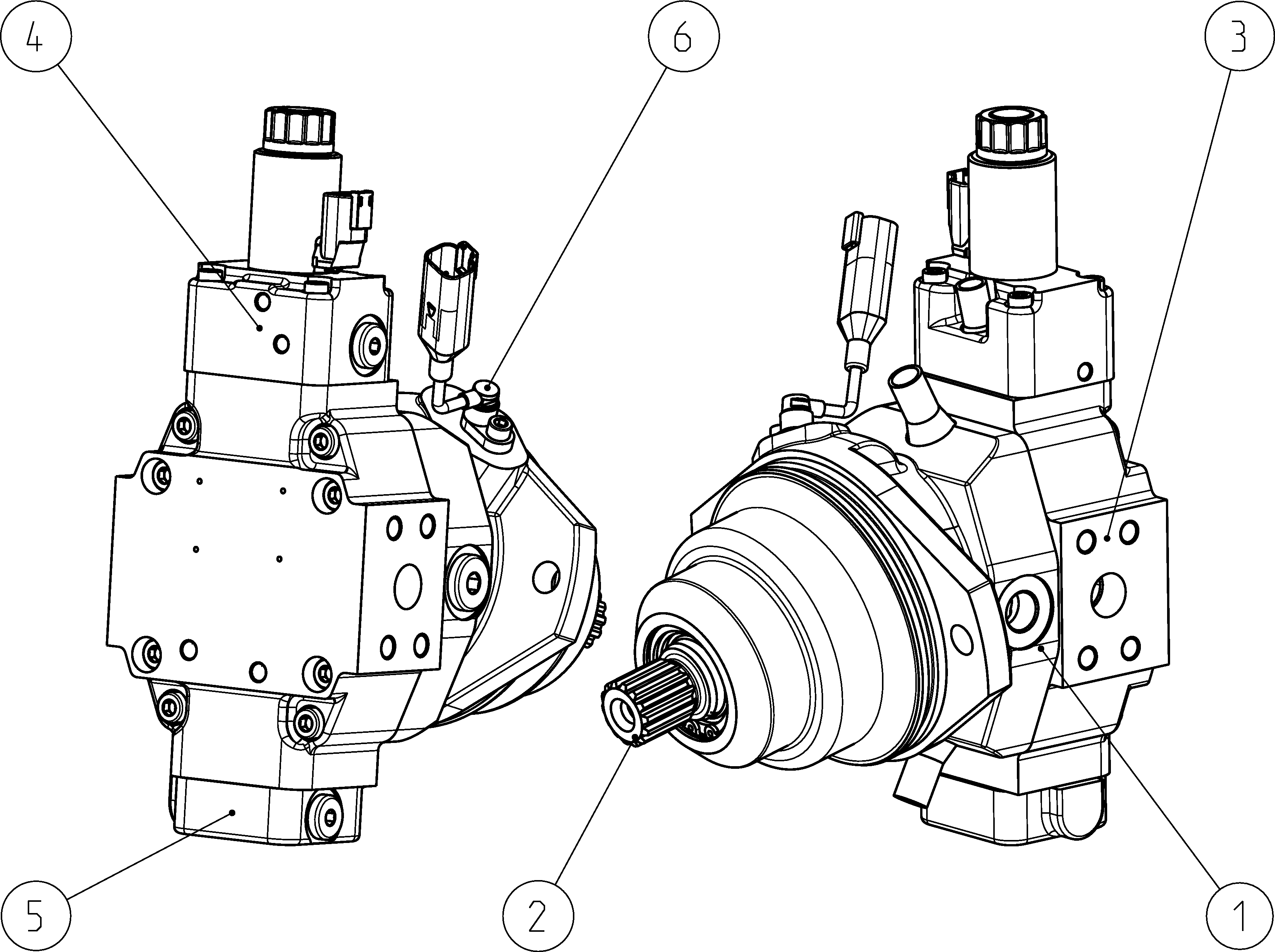 A6VE28EP1/63W-VAL020VPB — Zeichnung