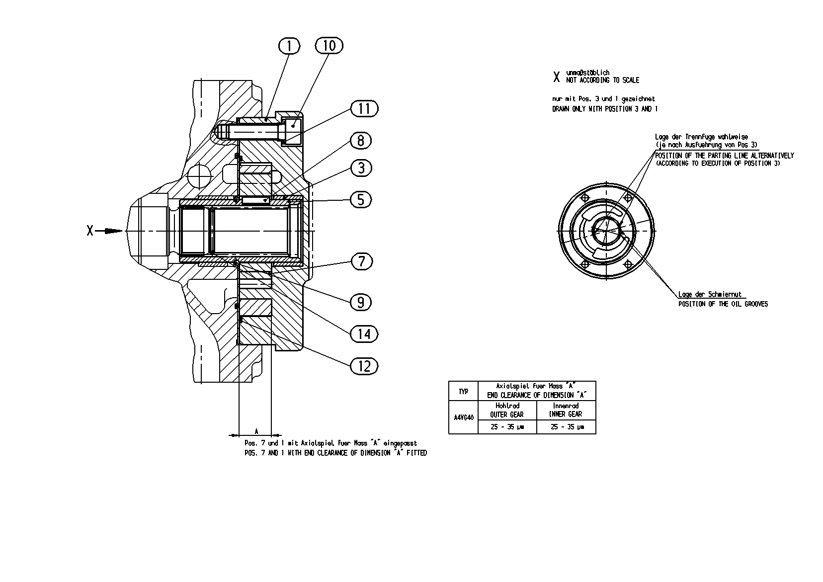 INTERNAL GEAR PUMP — Zeichnung