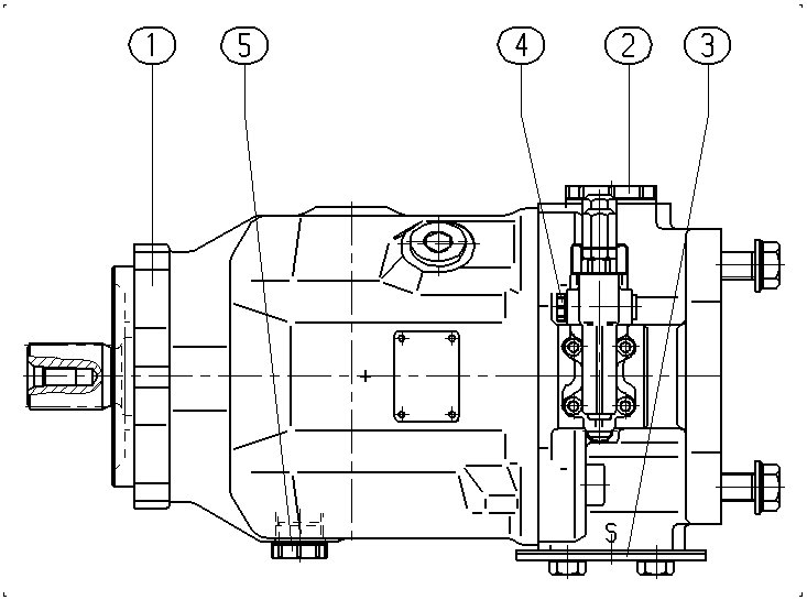 AP A10V O100 DFR1/31R-VSD73K07 -S1976 — Zeichnung
