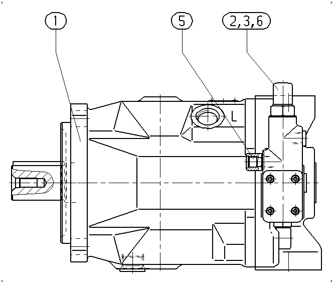 A A10V O140 DFR /31R-PKD62N00 — Zeichnung