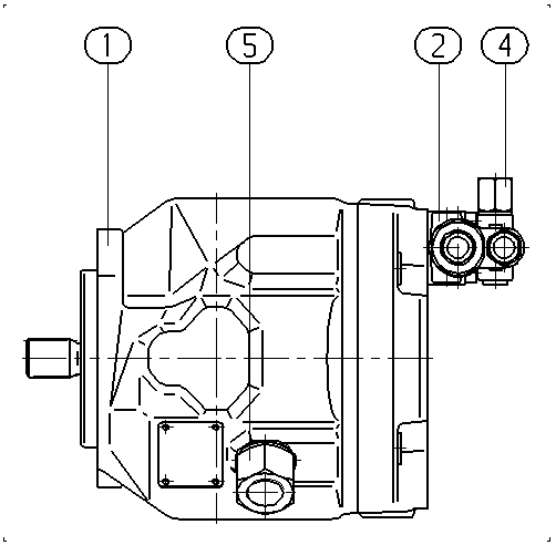 A A10V O 71 DRG /31L-VSC11N00 — Zeichnung