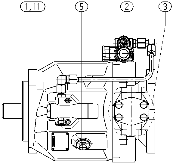 AL A10V O 71ED72LA/31L-VSC92K07H — Zeichnung