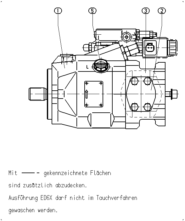 AP A10V O 45ED 72/52L-VSC62K01P -SO 97 — Zeichnung