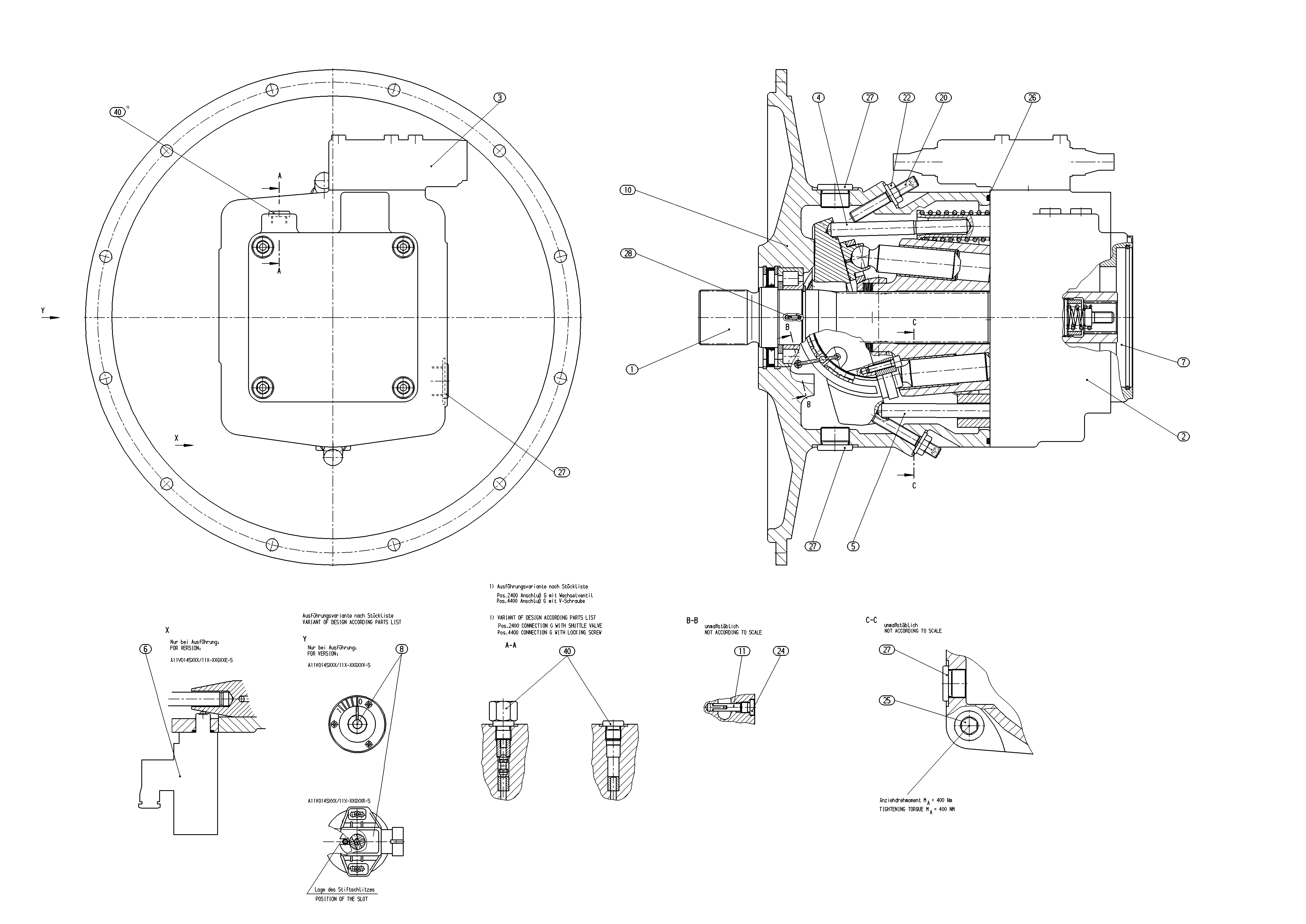AXIAL-PISTON PUMP — Zeichnung