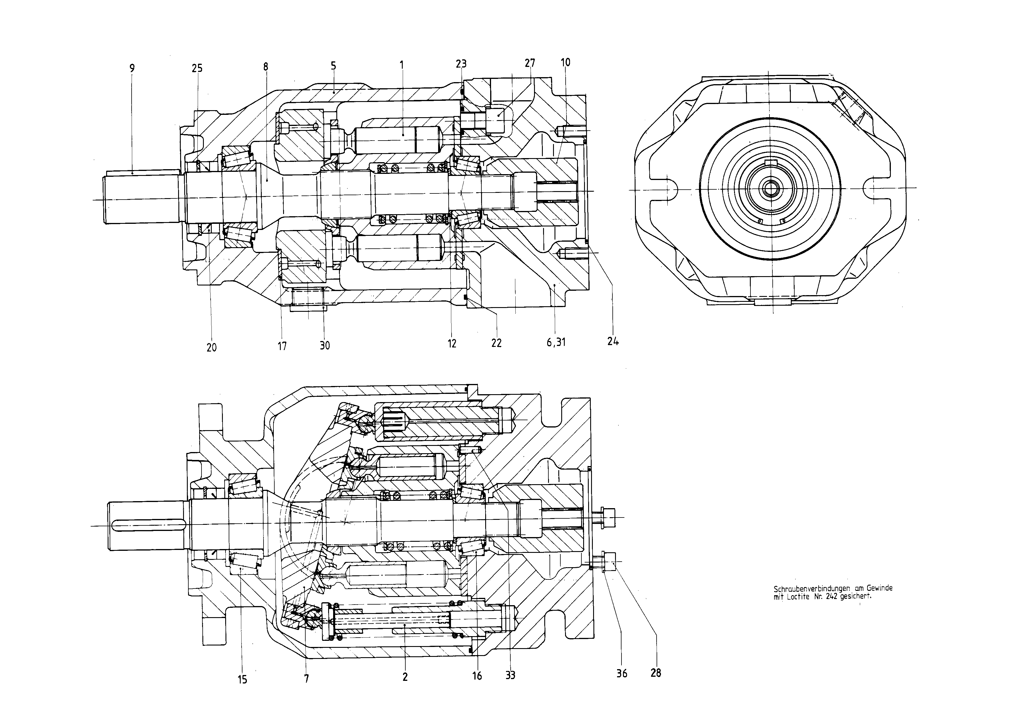 G A10VSO100 OV /31L-PPA12K01 — Zeichnung