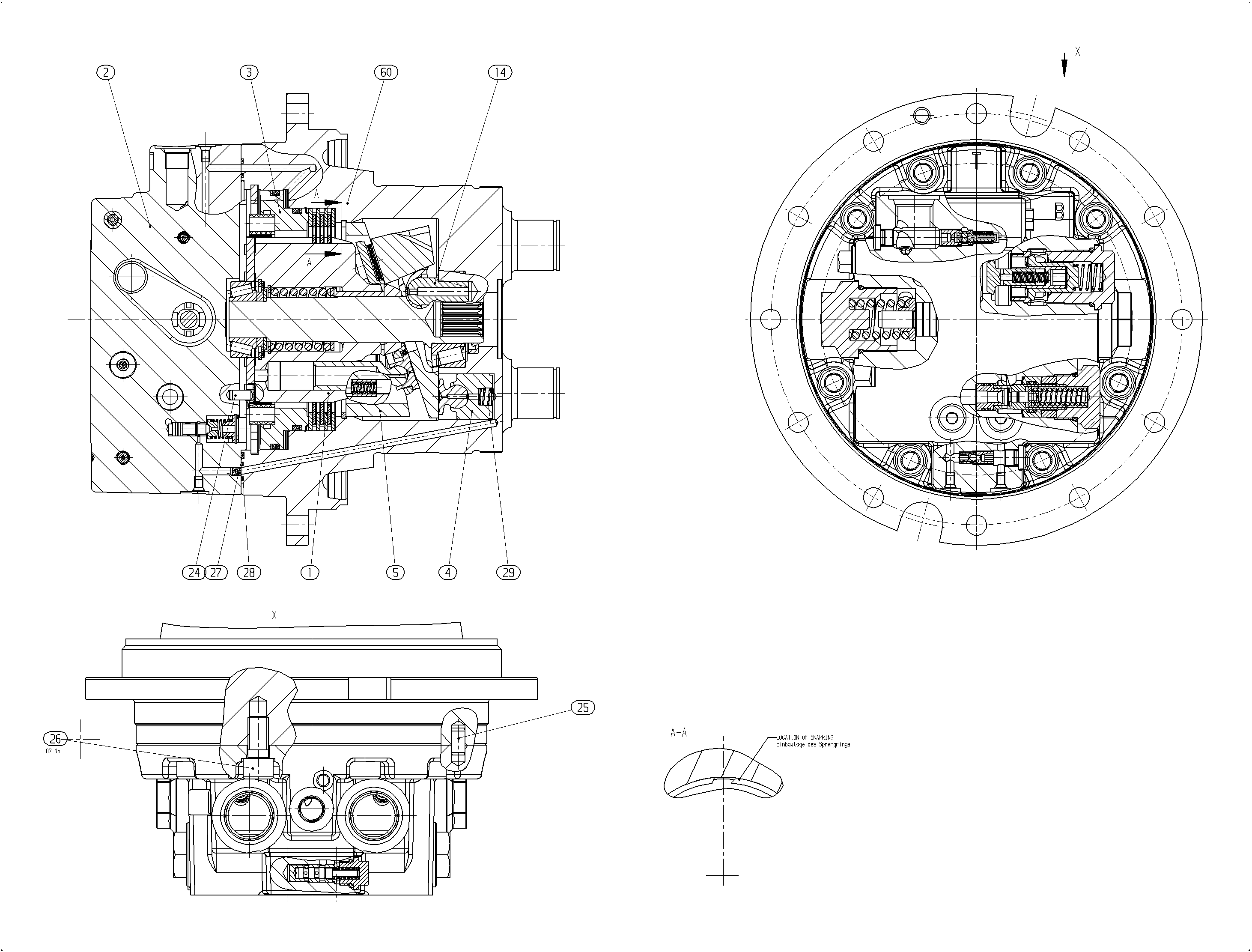 A10VT45HZ/10W225-NN31B010 — Zeichnung
