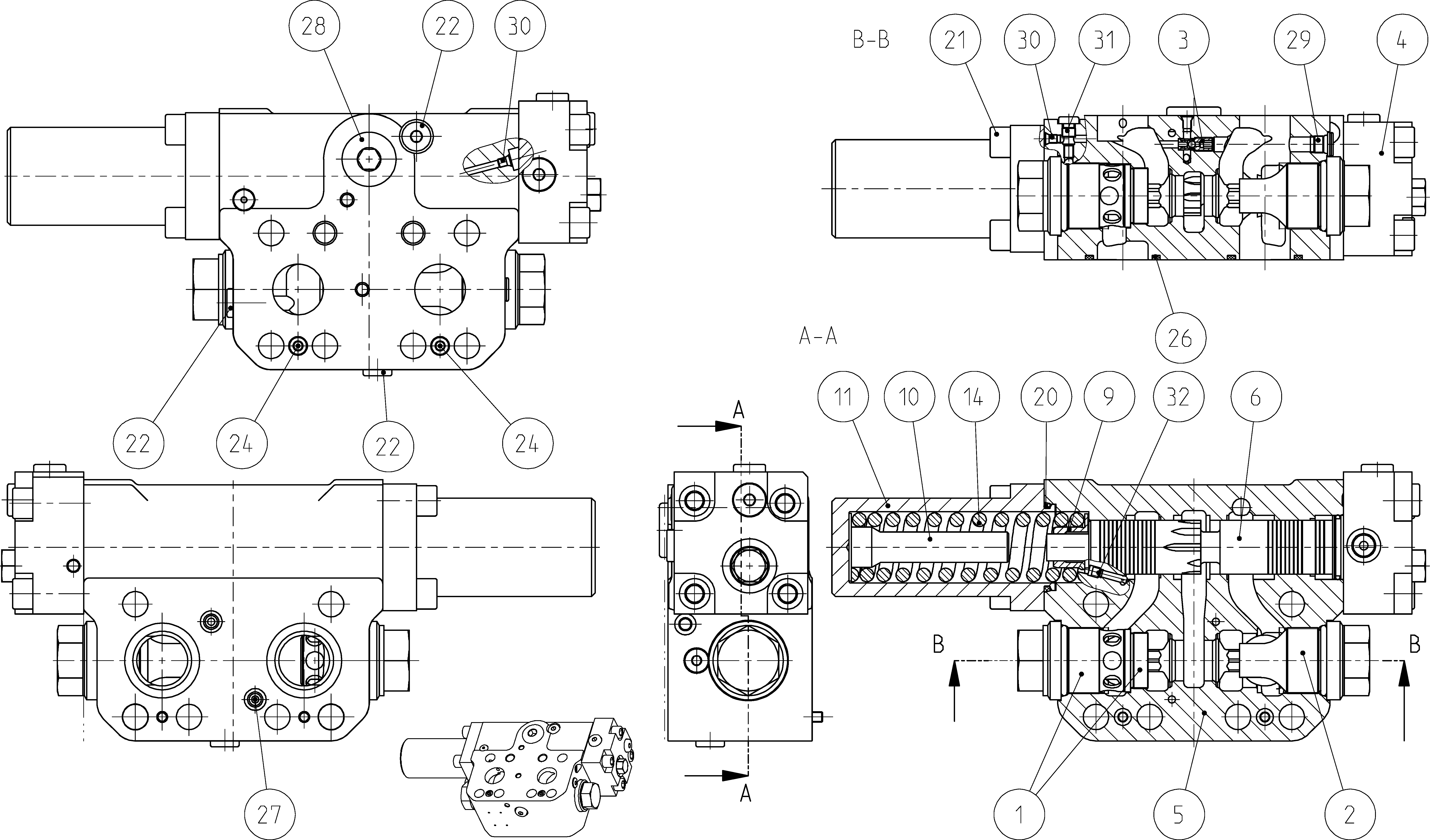 BRAKE VALVE — Zeichnung