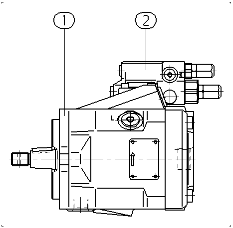 A A10V O 28 DFR1/52L-VCC64N00 -S1562 — Zeichnung