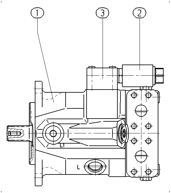 A A10V M 45 EZ1 /52W2-VRC60N007 — Zeichnung