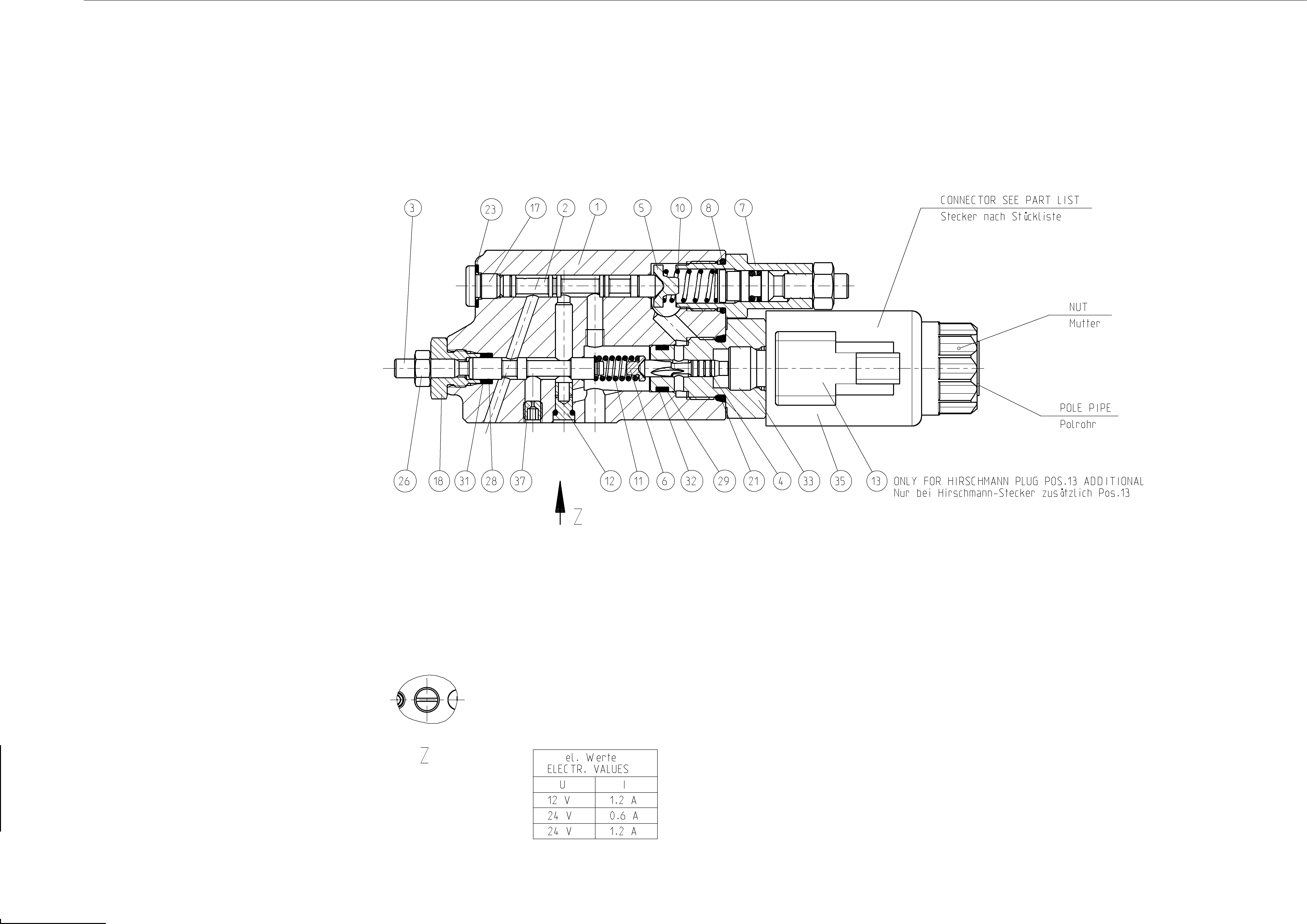 CONTROL VALVE — Zeichnung