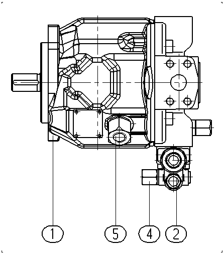 AE A10V O 71 DRG /31R-PPC12N00K — Zeichnung