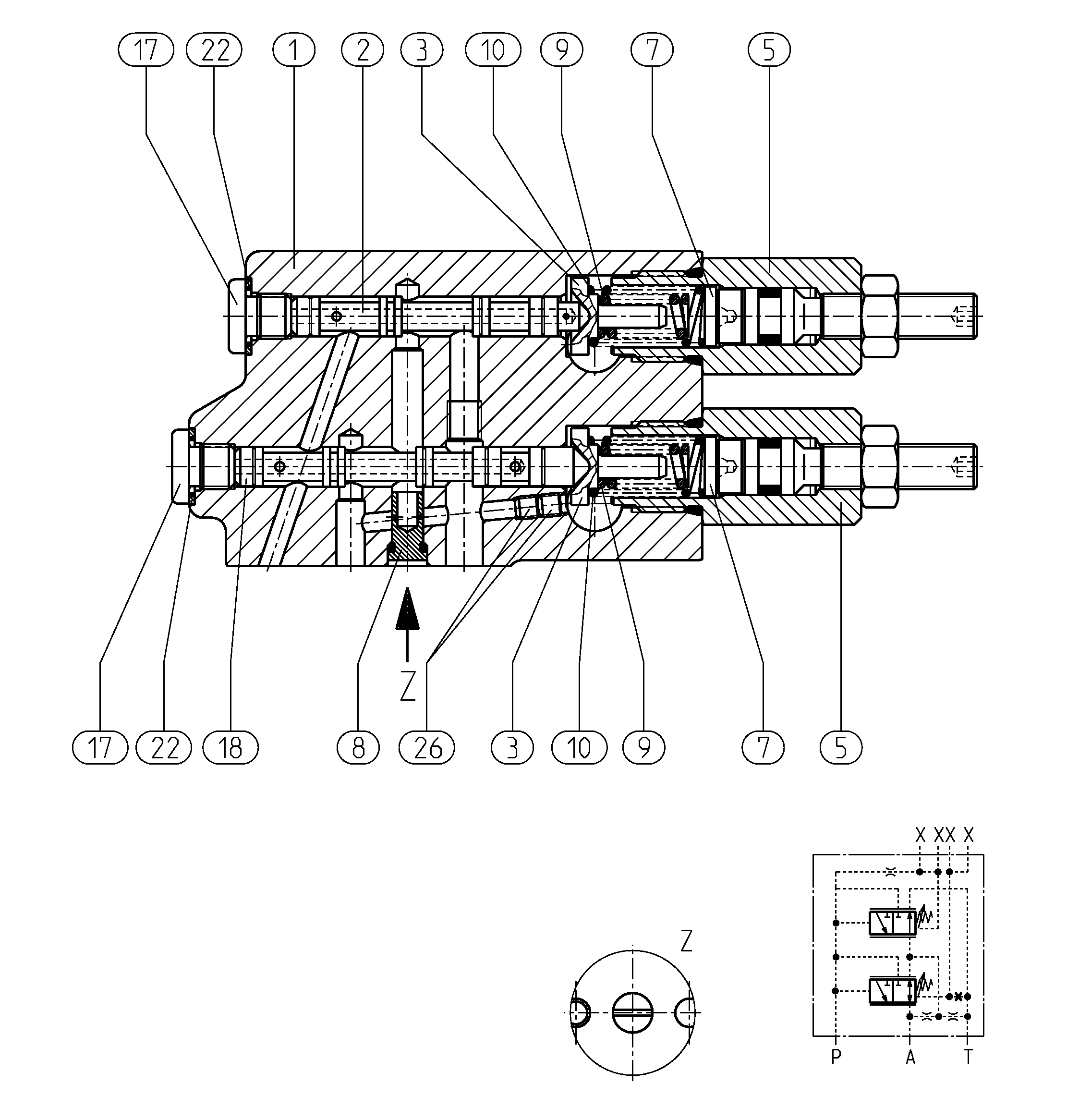 CONTROL VALVE — Zeichnung